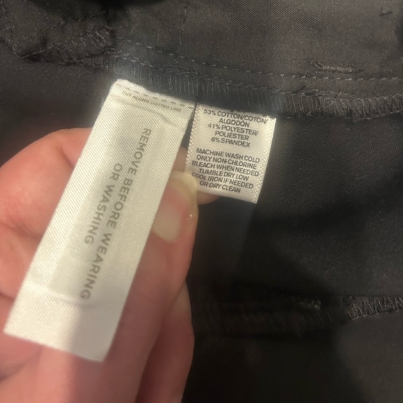 NWT Loft Marisa Skinny Black Slacks (ankle length) - Picture 8 of 10